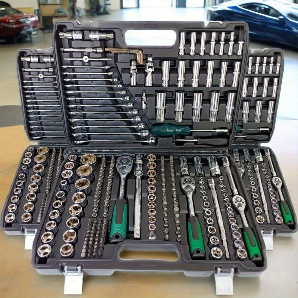 216 pcs - Découvrez la boîte à outils ultime pour réparer voitures, motos et vélos sans batterie – Image 2