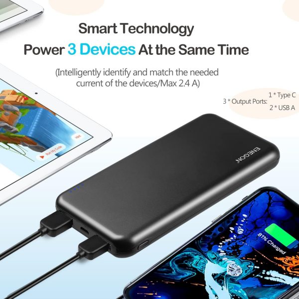 10000mAh 4 Ports USB pour Tous Vos Appareils : La Banque de Puissance Qui Change Tout - 2 pcs – Image 5