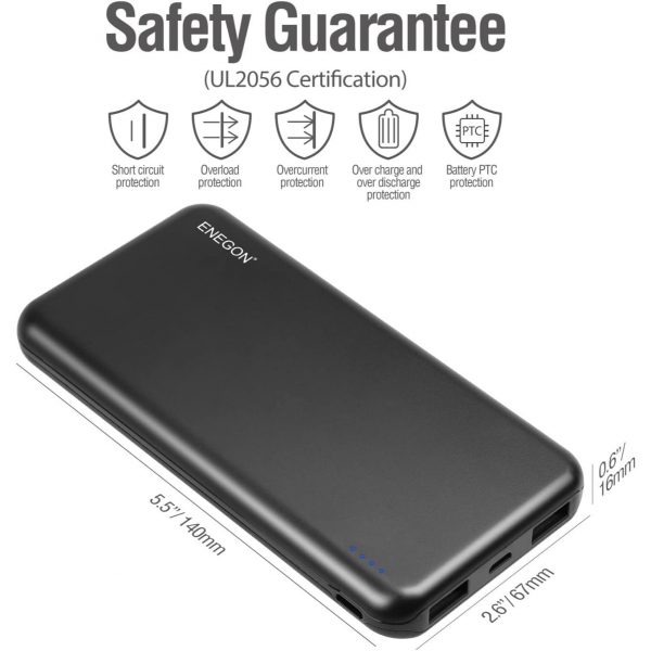 10000mAh 4 Ports USB pour Tous Vos Appareils : La Banque de Puissance Qui Change Tout - 2 pcs – Image 14