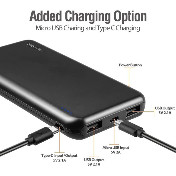 10000mAh 4 Ports USB pour Tous Vos Appareils : La Banque de Puissance Qui Change Tout - 2 pcs – Image 3