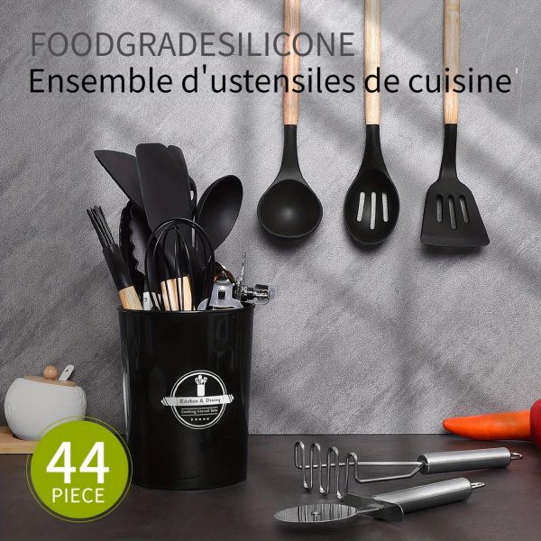 44 pièces Les Essentiels en Silicone qui Rendent la Cuisine Un Jeu d’Enfant – Image 7