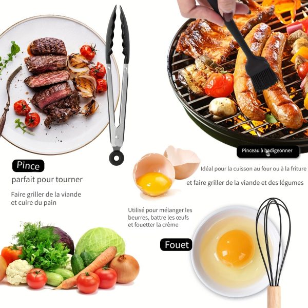 44 pièces Les Essentiels en Silicone qui Rendent la Cuisine Un Jeu d’Enfant – Image 9