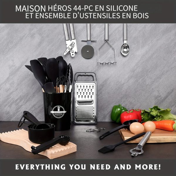 44 pièces Les Essentiels en Silicone qui Rendent la Cuisine Un Jeu d’Enfant – Image 6