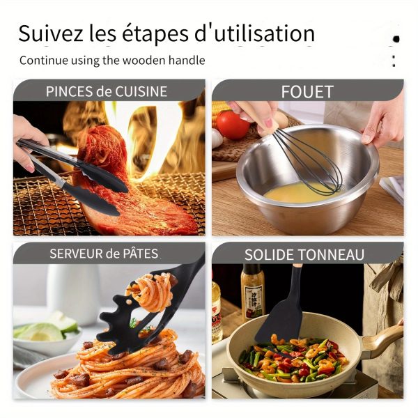 44 pièces Les Essentiels en Silicone qui Rendent la Cuisine Un Jeu d’Enfant – Image 11
