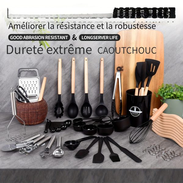 44 pièces Les Essentiels en Silicone qui Rendent la Cuisine Un Jeu d’Enfant – Image 3