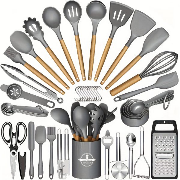 44 pièces Les Essentiels en Silicone qui Rendent la Cuisine Un Jeu d’Enfant – Image 4