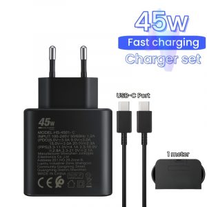Xiaomi - Chargeur rapide PD de type C de 45 W pour iPhone 16 15 14 13 Xiaomi Samsung USB C Phone Charge Adapter