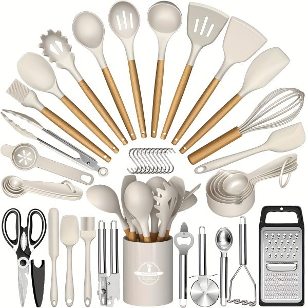 44 pièces Les Essentiels en Silicone qui Rendent la Cuisine Un Jeu d’Enfant – Image 5