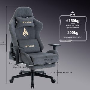 Le Fauteuil de Bureau Gamer avec Repose-Pieds qui Change Tout ! À Tester Absolument