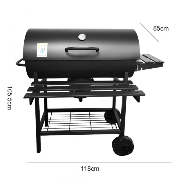Barbecue portable à roues pour des pique-niques inoubliables – Image 2