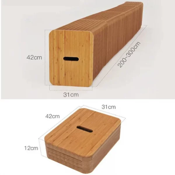 6 sièges en un seul tabouret pliable (42x31 cms) : l'astuce écologique pour un ultime gain de place que vous devez connaître – Image 5