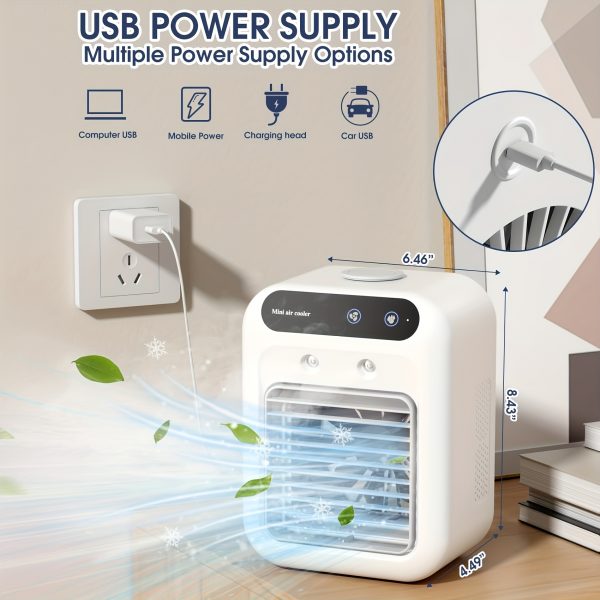 Le Secret d’un Été Serein : Climatiseur Portable Rechargeable à Emporter Partout – Image 4