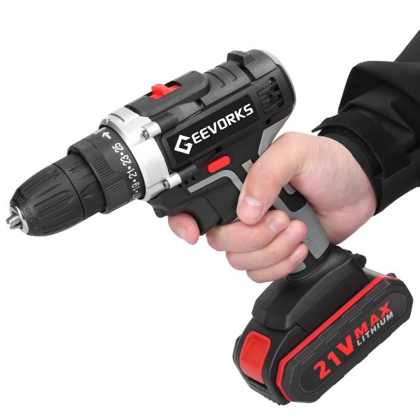 Découvrez la perceuse visseuse 21V : légère, puissante et idéale pour vos projets – Image 2