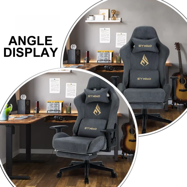 Chaise Gaming Symino Ergonomique – Confort & Performance – Image 6