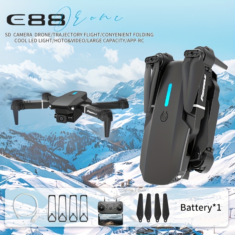 Drone FACEGLE E88 – Vol à 360°, Double Caméra HD, Léger et Pliable, Technologie de Pointe - Image 6