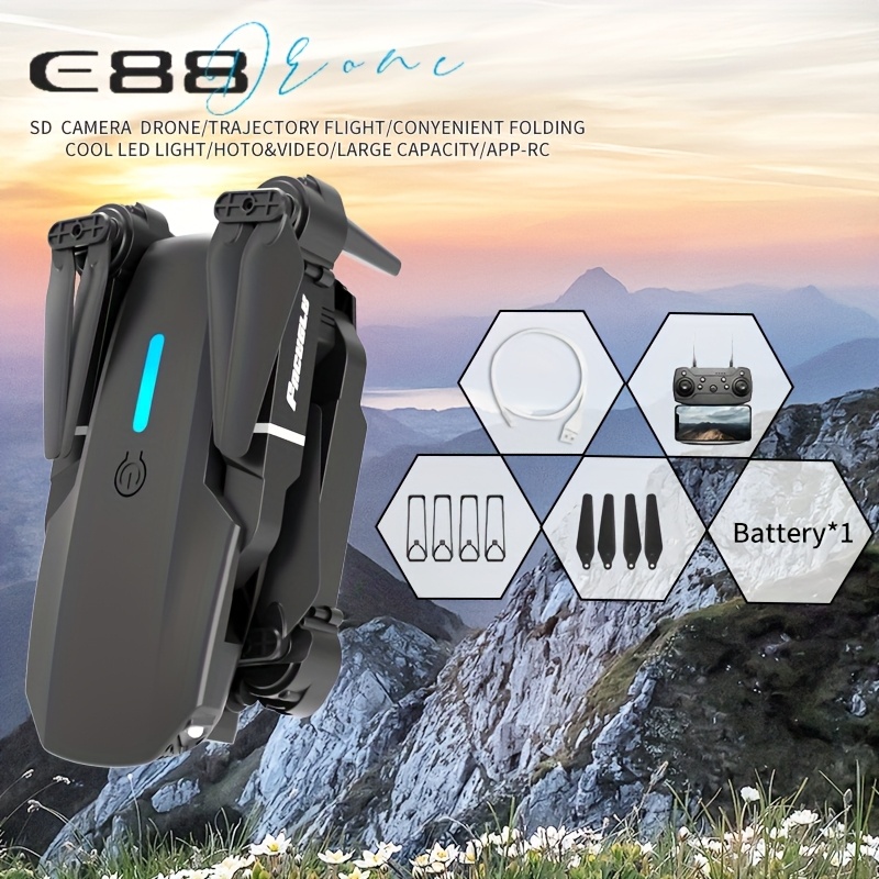 Drone FACEGLE E88 – Vol à 360°, Double Caméra HD, Léger et Pliable, Technologie de Pointe - Image 5