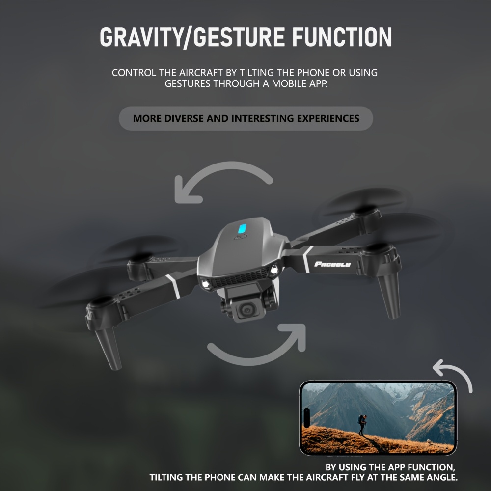 Drone FACEGLE E88 – Vol à 360°, Double Caméra HD, Léger et Pliable, Technologie de Pointe - Image 9