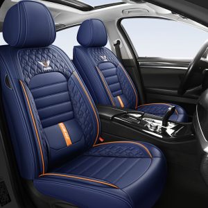 Housse de Siège Voiture 5 Places en Similicuir - Confort Premium Toutes Saisons