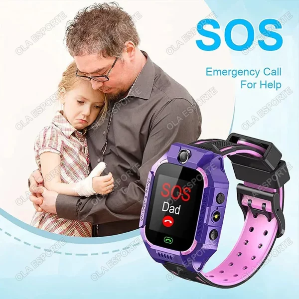 Montre Connectée Enfant GPS – Localisation, SOS, Appels & Caméra Étanche IP67 – Image 4