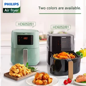 Philips HD9252 – Friteuse à Air Sans Huile, Grande Capacité, Cuisson Rapide et Saine – 220V, Technologie à Convection