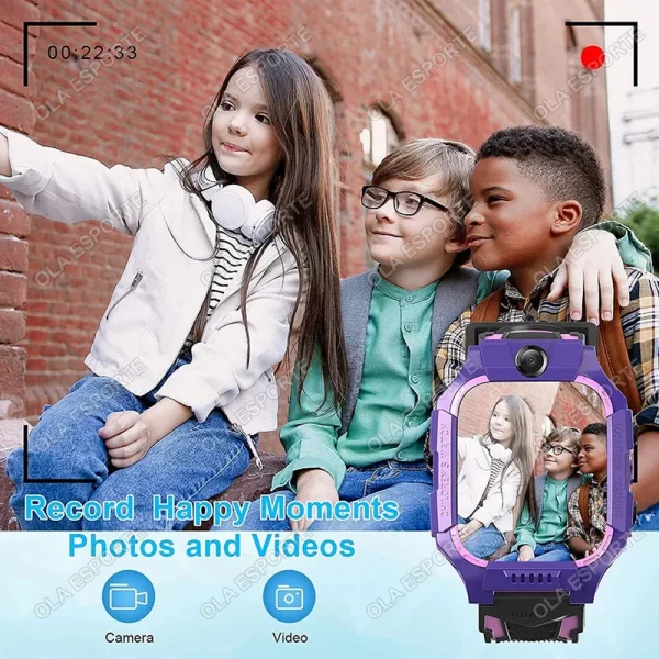 Montre Connectée Enfant GPS – Localisation, SOS, Appels & Caméra Étanche IP67 – Image 2