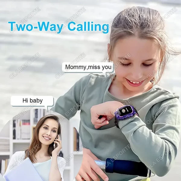 Montre Connectée Enfant GPS – Localisation, SOS, Appels & Caméra Étanche IP67 – Image 3
