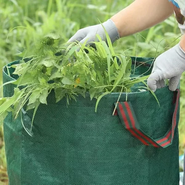 Sac à Compost Pliable Grande Capacité – Déchets Verts & Feuilles Réutilisable – Image 3