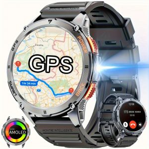 Montre Connectée GPS Outdoor – Écran AMOLED 1,43", Appels Sans Fil, Batterie Longue Durée
