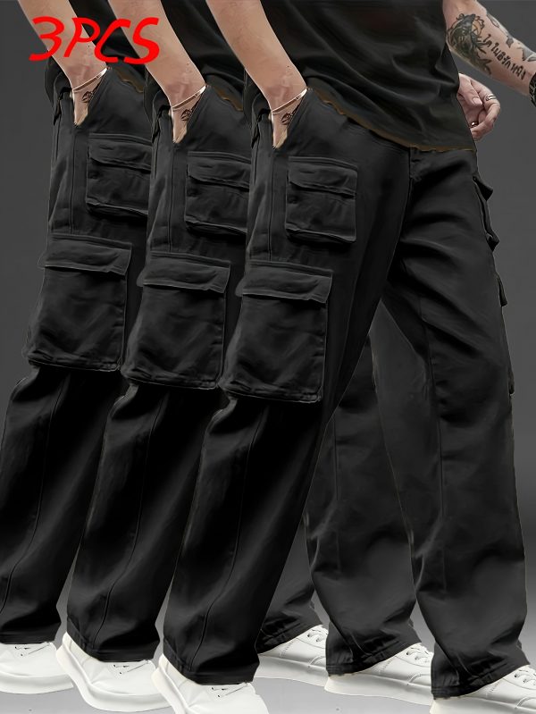 Pack x3 Pantalons Cargo Homme – Style, Fonction & Liberté – Image 3