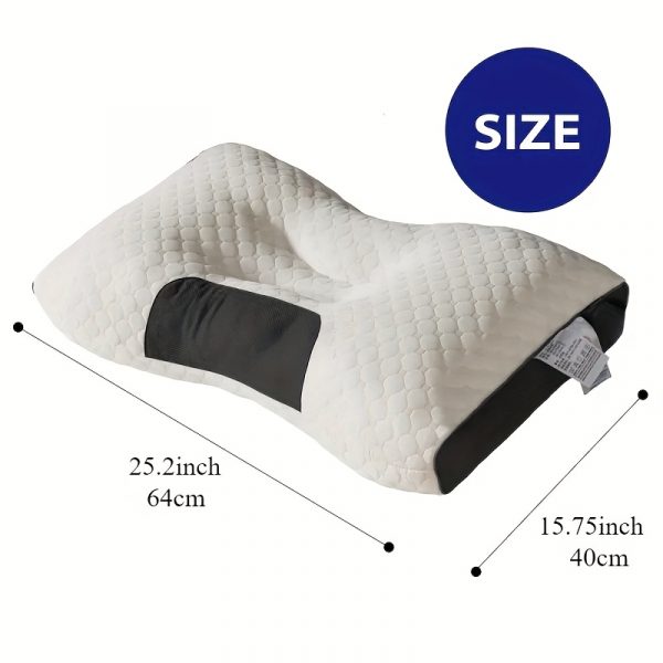 Lot de 2 Oreillers Cervicaux Ergonomiques – Sommeil Profond & Confort Absolu – Image 5