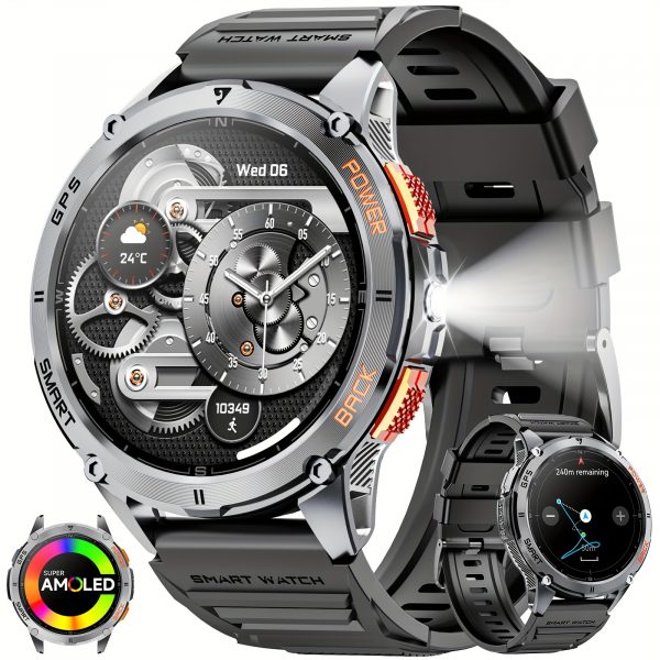 Montre Connectée GPS Outdoor – Écran AMOLED 1,43", Appels Sans Fil, Batterie Longue Durée – Image 3