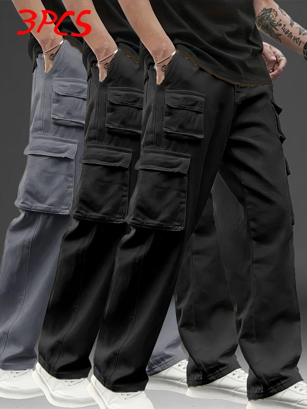 Pack x3 Pantalons Cargo Homme – Style, Fonction & Liberté – Image 2
