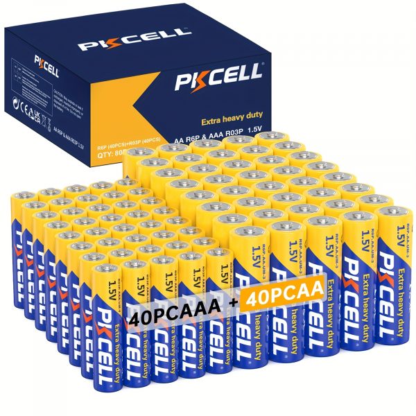 Pack de 48 ou 80 Piles AAA/AA 1,5V – Énergie Fiable pour Tous Vos Appareils – Image 4