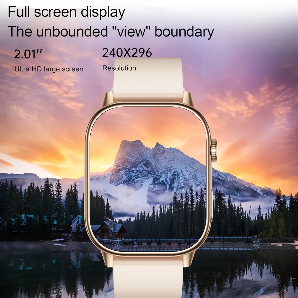 Montre Connectée GPS & Boussole – Écran 2,01", 100 Modes Sport, Appels & Messages - Image 11