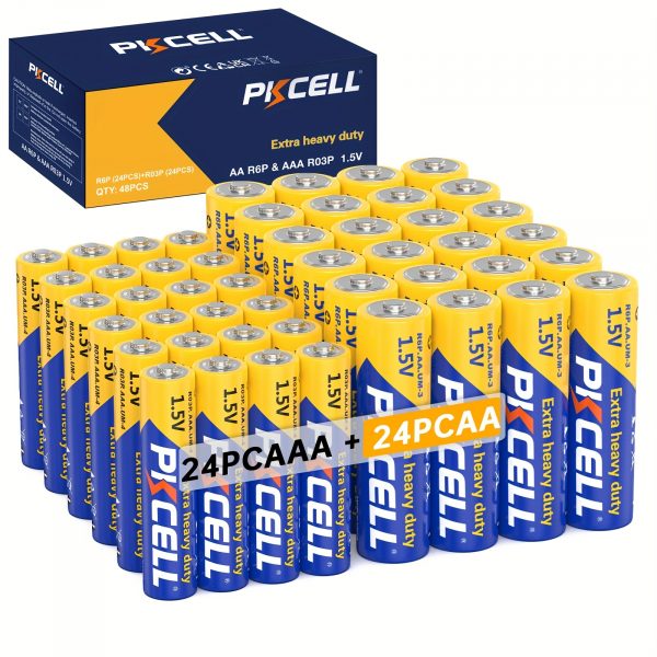 Pack de 48 ou 80 Piles AAA/AA 1,5V – Énergie Fiable pour Tous Vos Appareils
