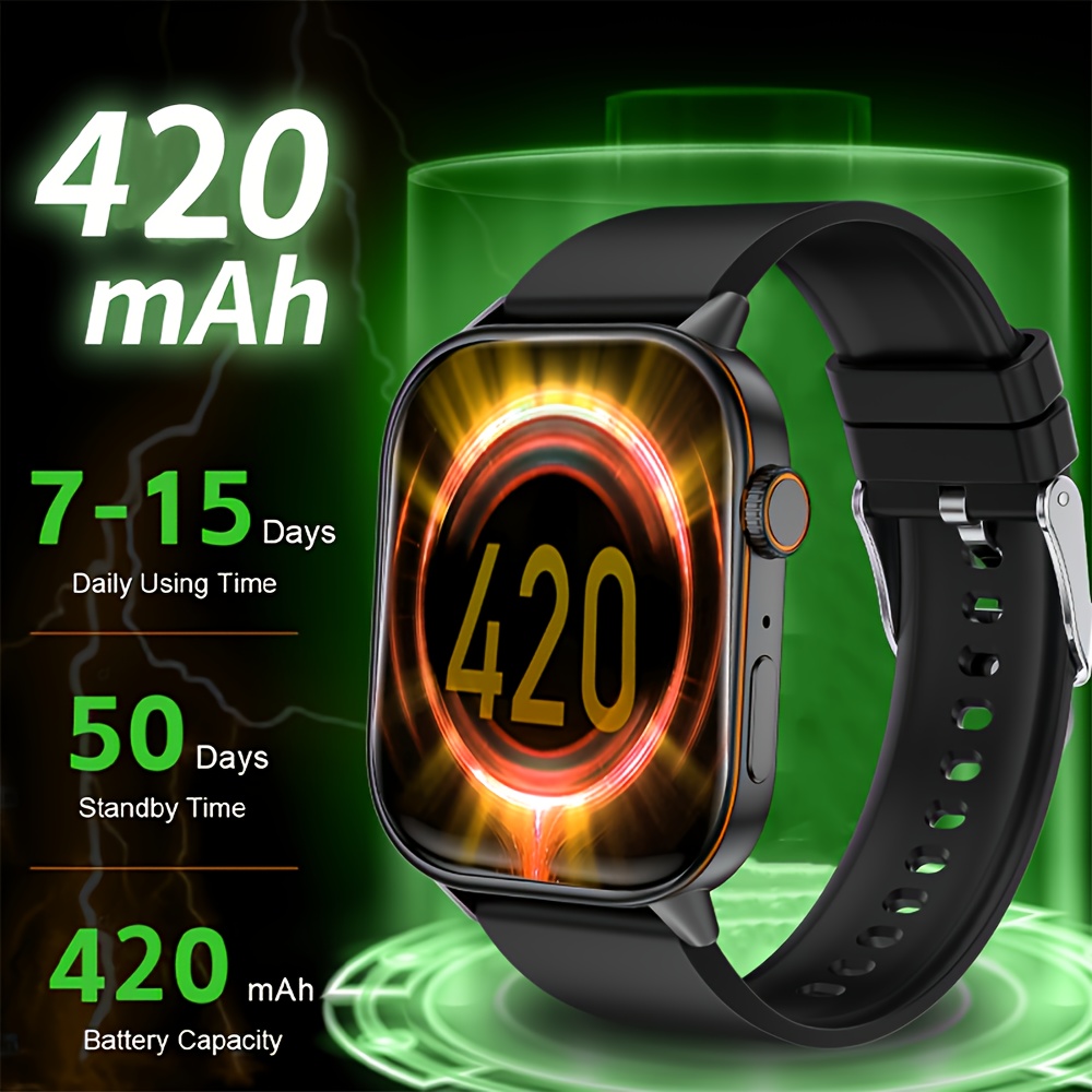 Montre Connectée GPS & Boussole – Écran 2,01", 100 Modes Sport, Appels & Messages - Image 9