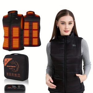 Gilet Chauffant Femme 7.4V 16000mAh (Charge Rapide)