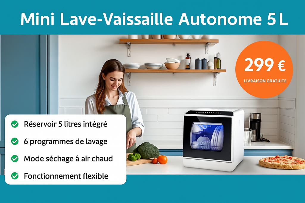 mini lave vaisselle 5L