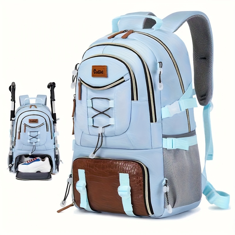 Sac à Dos de Voyage Extérieur Grande Capacité – Unisexe – Compartiment PC 15,6’’ & Rangement Chaussures – Sac Camping Étudiants – Durable & Confortable - Image 3