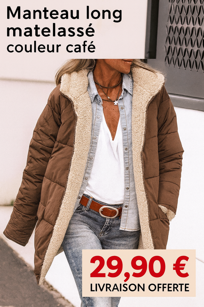 manteaux hiver femme matelasse