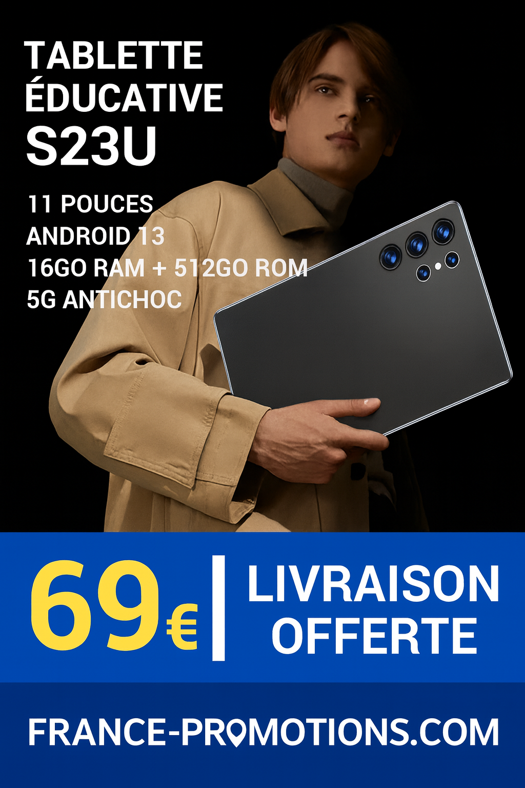 tablette 5g anti choc