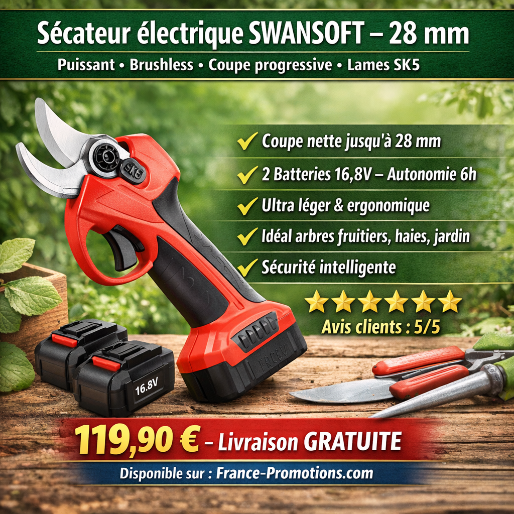 Secateur electrique pro