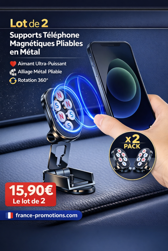 support telephone magnetique 2