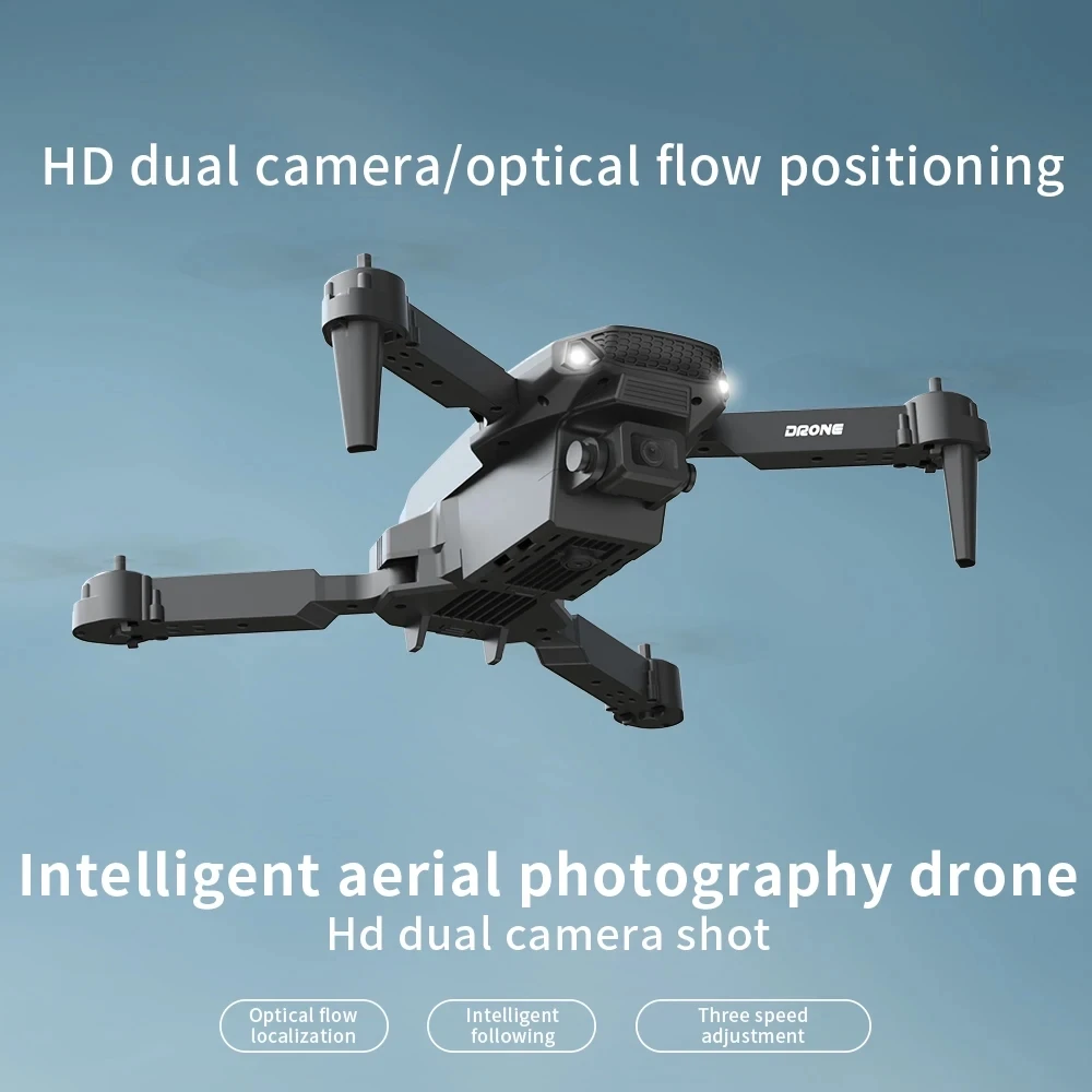 Drone E88 1080P HD WIFI FPV – Mini Drone Pliable avec Double Caméra Grand Angle & Télécommande - Image 2