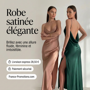 Robe longue en satin soyeux pour femmes à bretelles spaghetti, fendue et dos nu