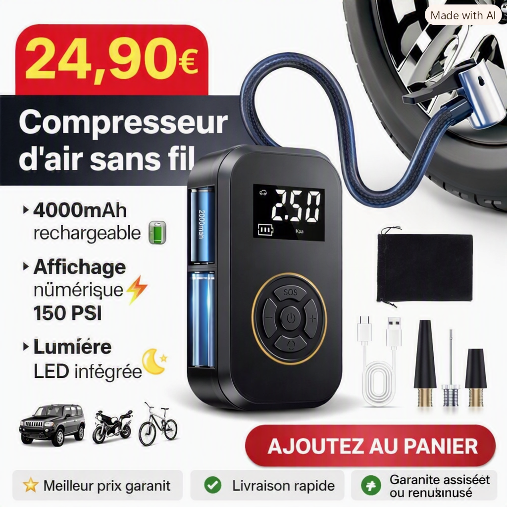 compresseur sans fil