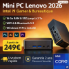 Mini PC Lenovo 2026 Intel i9 Gamer Windows 11 Pro SSD 2 To